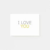 愛してる ポストイット (正面)