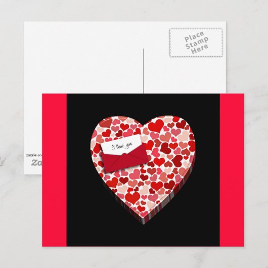 愛してる ポストカード (正面/裏面)