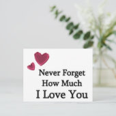 愛してる ポストカード (スタンド正面)