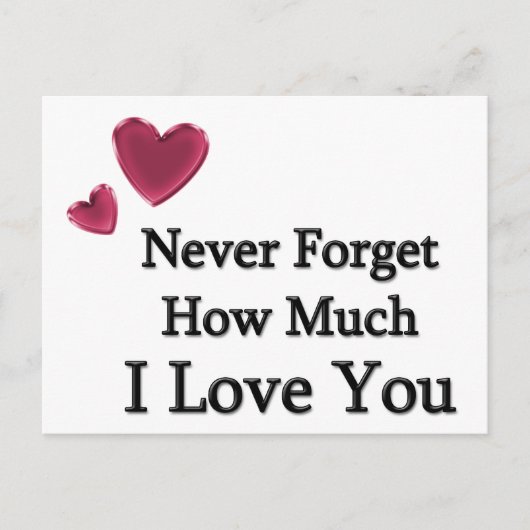 愛してる ポストカード (正面)