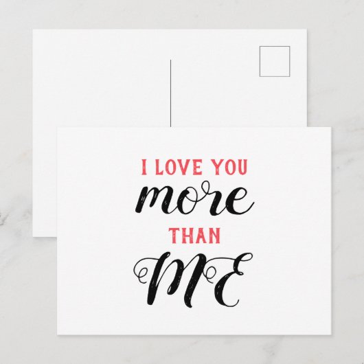 愛してる ポストカード (正面/裏面)