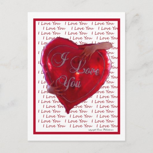 愛してる ポストカード (正面)