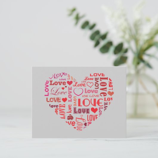 愛してる ポストカード (スタンド正面)