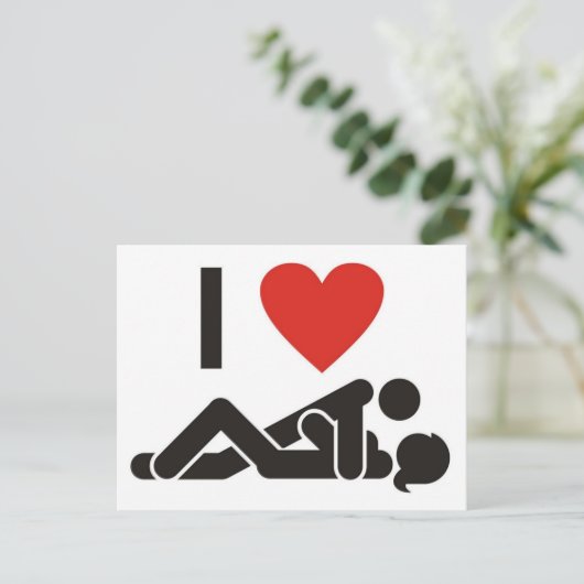 愛してる ポストカード (スタンド正面)