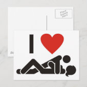 愛してる ポストカード (正面/裏面)