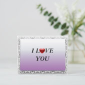 愛してる ポストカード (スタンド正面)