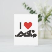 愛してる ポストカード (スタンド正面)