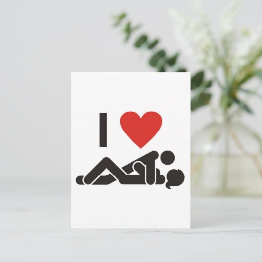 愛してる ポストカード (スタンド正面)