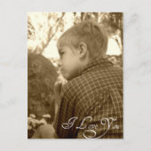 愛してる ポストカード (正面)