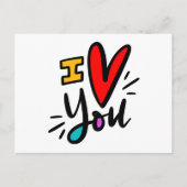 愛してる ポストカード (正面)