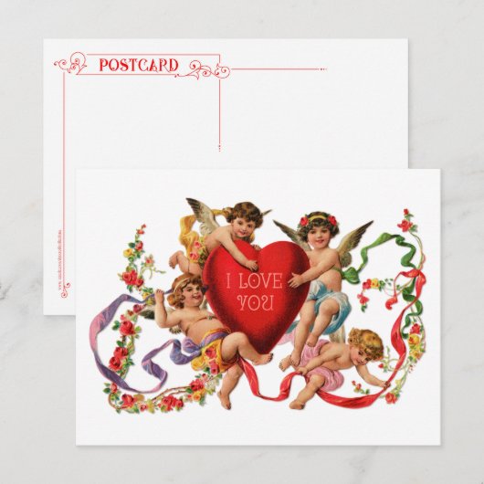 愛してる ポストカード (正面/裏面)