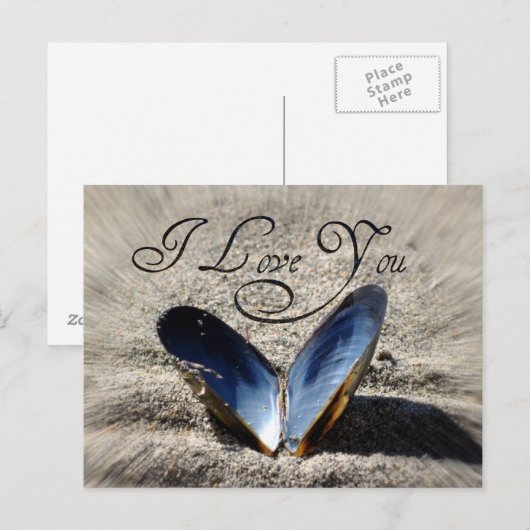 愛してる ポストカード (正面/裏面)