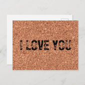 「愛してる」 ポストカード (正面/裏面)
