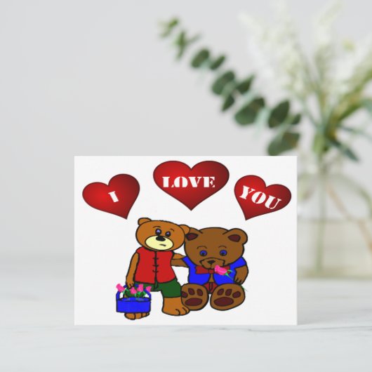 愛してる ポストカード (スタンド正面)