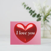 愛してる ポストカード (スタンド正面)