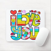 愛してる マウスパッド (マウス)