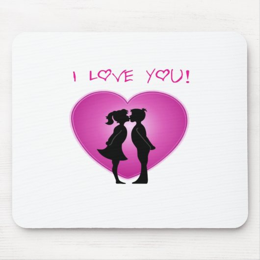 愛してる マウスパッド (正面)