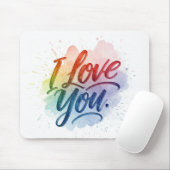 愛してる マウスパッド (マウス)