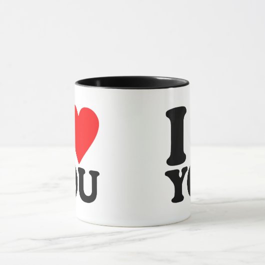 愛してる マグカップ (中央)