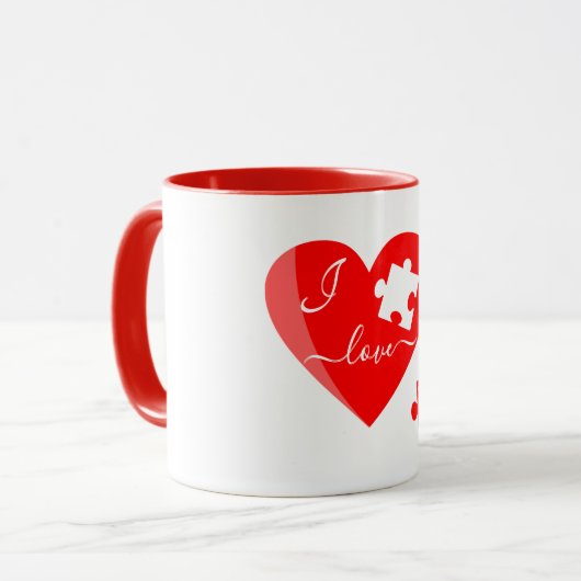 愛してる マグカップ (正面左)