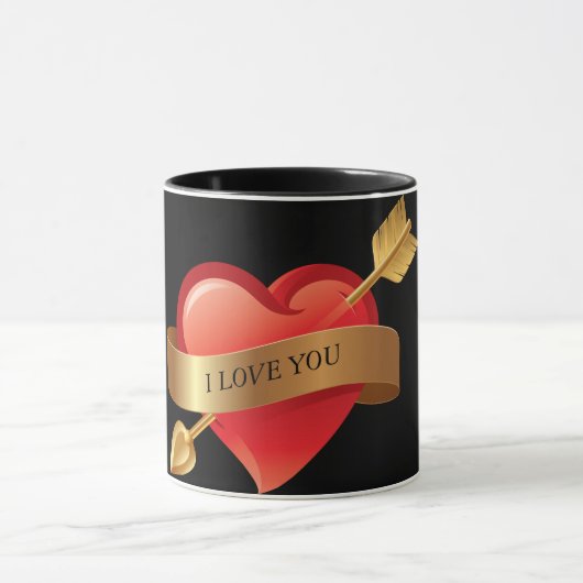 愛してる マグカップ (中央)