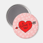 愛してる！ マグネット (正面/裏面)