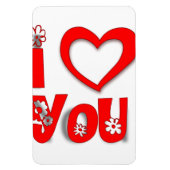 愛してる マグネット (縦)