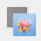 愛してる マグネット (正面/裏面)