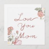 愛してる ママ シーズンカード (正面/裏面)