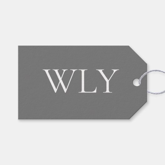 「愛してる」ミニマルギフトタグ ギフトタグ (正面(横))