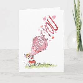 「愛してる！」メガフォンマウスカード カード