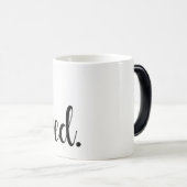 愛してる。モダントレンディースクリプトタイポグラフィ型 モーフィングマグカップ (正面右)