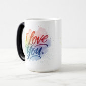 愛してる モーフィングマグカップ (正面左)