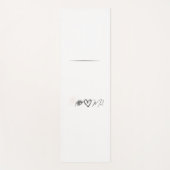 「愛してる」ヨガマット ヨガマット (正面)