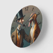 愛してる ラウンド壁時計 (傾斜)