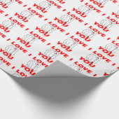 愛してる ラッピングペーパー (角)