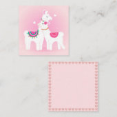 愛してる、ラマ ノートカード (正面/裏面)