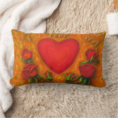 愛してる ランバークッション (ブランケット)