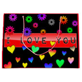 愛してる ラージペーパーバッグ (正面)