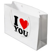 愛してる ラージペーパーバッグ (裏面アングル)
