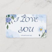 愛してる 名刺 (正面)