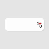 愛してる 名札 (正面)