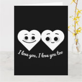 愛してる、愛してるよ カード (黄色い花)