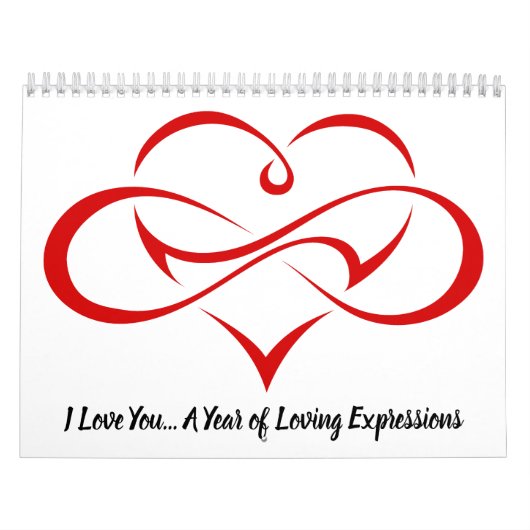 愛してる…愛に満ちた表現の年 カレンダー (カバー)