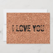 「愛してる」 招待状 (正面)