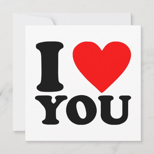 愛してる 招待状 (正面)