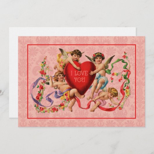 愛してる 招待状 (正面/裏面)