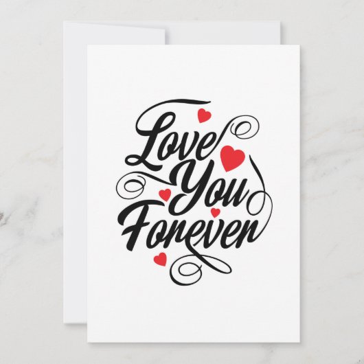 愛してる 招待状 (正面)