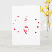 愛してる "日ごとに愛が増している" カード (黄色い花)