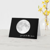 愛してる、月と星の向こうまで。 -  カード (黄色い花)